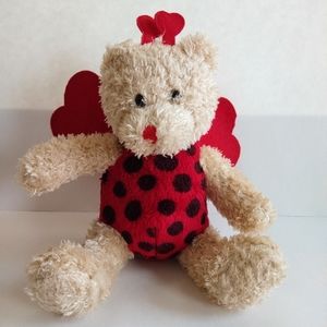 Galerie Love Bug Ladybug Bear 8" Plush